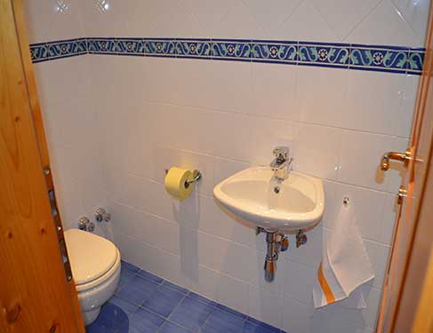 Apartmány WC koupelna