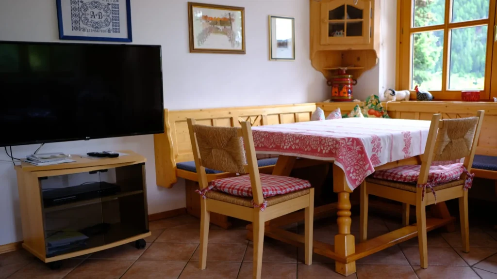 Essbereich mit integrierter Eckbank